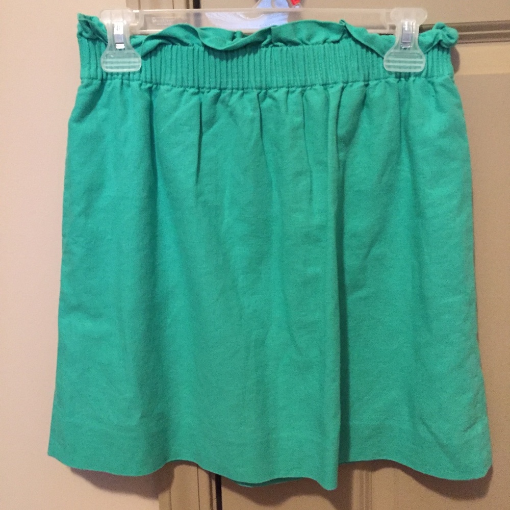 J.Crew Pull-On Linen Skirt